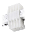 Low Noise Electric Linear Actuator Slider Block For Power Recliners And Lift Chairs With Easy Glide Push Rod And Rail System Durable Motorized Linear Rail Actuator For Quiet Smooth Chair Motion white ABS slider block on rail