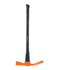 5 Lb Cutter Mattock With Fiberglass Handle, 36 Inch Length, Heavy Duty Digging Tool For Roots And Bushes, Bright Orange Handle