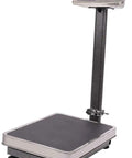 Heavy Duty Digital Platform Scale Built Tough Portable Electronic Weight Scale With Crisp Backlit Display Dead On Accuracy Ideal For Home Postal Warehouse Jobs Up To 150 Kg, showing a rugged stainless steel platform and LED display.