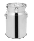 Go To 10L Electric Milking Machine For Cows And Goats stainless milk bucket with secure lid