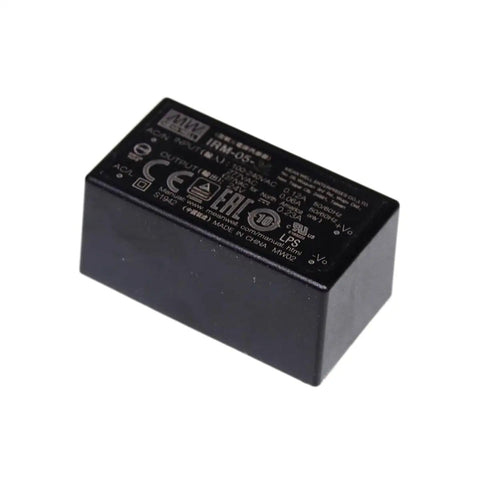 Close-up of IRM-05-5 5W 5V 1A Switching Power Supply For PCB Type Applications AC-DC Driver Converter With EMI Filtering