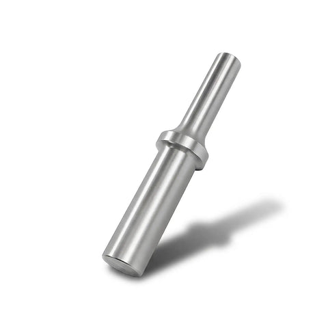 3/16 Inch Rivet Set For Pneumatic Air Hammer With.401 Shank, solid steel tool for universal, dome, and brazier head rivets