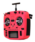 Boxer Crush EdgeTX 2.4G 16CH Transmitter With ExpressLRS RF System AG01 Hall Gimbals, cherry red, ergonomic design, side view