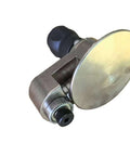 Go-To Compact Disc Bender For Hem And Edge Bends 90 To 180 Degrees, Handy Sheet Metal Tool, Silver, close-up view of tool.