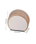 Round Door Stop Set For Home Office And Hotel Use Anti Slip Anti Collision No Slam with dimensions