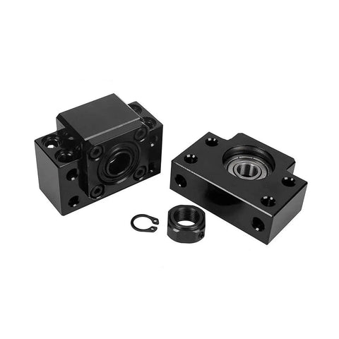 Anti Backlash Ball Screw Kit SFU RM1605 800mm BK BF12 End Supports and Nut Housing for CNC Router