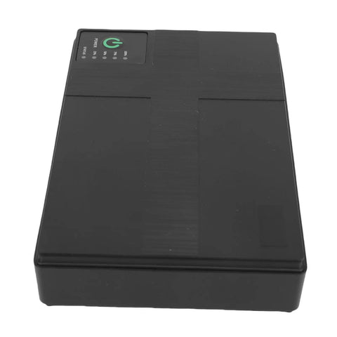Dont Stress Over Power Outages With This Compact Mini Ups Backup Power Supply Packing 8800mah Capacity And 18w Output To Keep Routers Modems And Security Cameras Running Smoothly, showing top view with power indicator.