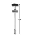 Heavy Duty Hydraulic Valve Lifter Remover With Collet And Slide Hammer Knurled Handle dimensions
