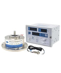 Heavy Duty Micro Magnetic Powder Brake Clutch For Industrial Motors 1800 RPM Torque Range 0.5 To 10 Nm With Load Range 0.05 To 1 Kg Magnetic Particle Clutch Only Powder Brake For Precise Motion Control with control unit and sensor cable