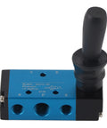 Rugged Hand Lever Pneumatic Valve With 2 Position 5 Way Control Aluminum Alloy Air Component For Compressed Air Systems