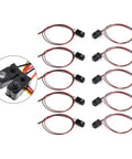 Infrared Break Beam Sensor Kit 5 Pack For Arduino And Robotics, Ultra Fast 2ms Response Time, DC 3 To 5 Volt, 3.28 Foot Detection Range, Photoelectric Switch For Industrial Control And DIY Projects, five wired sensors
