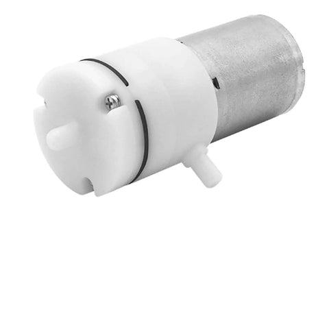Compact 12V DC Air Pump Booster with Silent High Flow Mini Design, aluminium/plastic body for medical use, aquariums, pack of 2