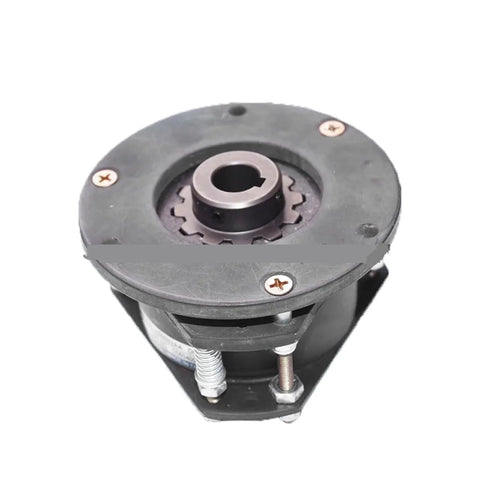 Electromagnetic clutch brake unit, gray metal housing with mounting bolts, DC24V/DC90V power-off brake
