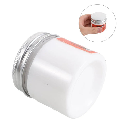 All In One Conductive Grease for Electronics and Woodwinds, 3.53oz White Paste Delivers Stable Conductivity, Safe on Nickel, Brass, and Gold Connectors, Keeps Wind Instrument Switches Smooth and Refurbishes Worn Parts.