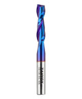 Upcut Spiral CNC Router Bit 6mm Shank For Wood And Plastic Deep Pocketing 25mm Cutting Depth 64mm Overall Length Two Flute Nano Coated