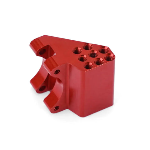 Rear Axle Truss Upper Link Mount For Axial SCX24 1 24 RC Crawler Upgrade Aluminum Adjustable Height CNC Machined Red