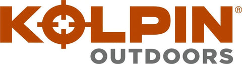 Kolpin Outdoors logo in orange and grey text with target symbol in O