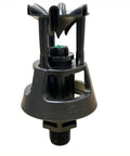 Close-up of 360 Degree Big Drip Irrigation Sprinkler Head for Lawn and Garden with 1/2 inch connection, easy install design.