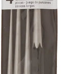 4 Piece Long Taper Punch Set With Softened Striking Ends And Ground Finish For Easy Identification Built For Installing Or Removing Pins