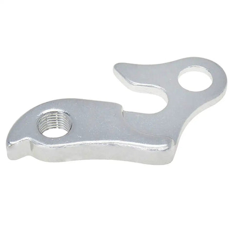 Universal Bicycle Derailleur Hanger Replacement 2 Pack Frame Gear Tail Hook Silver Tone Easy Install Durable Alloy Fits Most Mountain Road Bikes