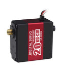 Beefy 20Kg Torque RC Servo Motor With 25T Horn, Dual Ball Bearings, Aluminum Case, Waterproof Metal Gear for RC Cars and Robots
