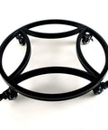 15 Inch Plant Caddy With Wheels Heavy Duty Construction Supports Up To 300 Lbs With Brakes Polyurethane Silent Swivel Casters Round Iron Stand