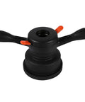 Wheel Balancer Repair Kit With Cone Set For Tire Machine Cups And Quick Release Hub Wing Nut Tools Durable Plastic Construction For Long Lasting Performance Easy Balancing And Quick Tire Changes Thread Pitch Compatible, black plastic quick-release hub wing nut