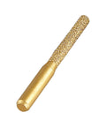 Golden Brazed Metal Router Bit For Marble Stone Grinders engineered to chip edges and trim surfaces, featuring a straight shank design.
