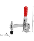 2 Piece Hand Toggle Clamps Set Fixed Welding Clamps With Rubber Tips And Quick Release For Woodworking Jigs And Fixtures Ergonomic Grip