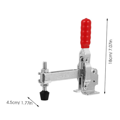 2 Piece Hand Toggle Clamps Set Fixed Welding Clamps With Rubber Tips And Quick Release For Woodworking Jigs And Fixtures Ergonomic Grip