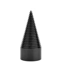 Hassle Free Firewood Cutting Drill Bit Attachment For Standard Hammer Drills Rapid Wood Boring Auger Kit, black steel auger tip.