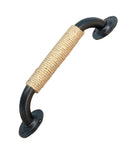 Industrial Style Wrought Iron Cabinet And Barn Door Handles With Hemp Rope Pulls, Retro European Antique Look, Built To Last