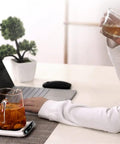 Smart USB Coffee Mug Warmer With Three Temp Settings Keeps Your Daily Brew Nice And Toasted Flat Bottom Heat Pad for office use.