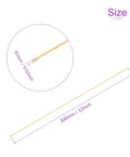 Diagram showing Brass Rod Set 25 Pack 12 Inch Long 3/32 Inch Diameter Solid Round Brass Rods with size measurements in mm and inches