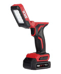 Four Tool Power Pack With Brushless 12V Half Inch Drill Driver, Oscillating Multitool, Area Light, And Bluetooth Speaker. 12V area light.