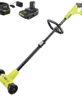 Heavy Duty 18 Volt Cordless Patio Cleaner And Wire Brush Edger Replacement Attachment Kit Including Battery And Rapid Charger with charger