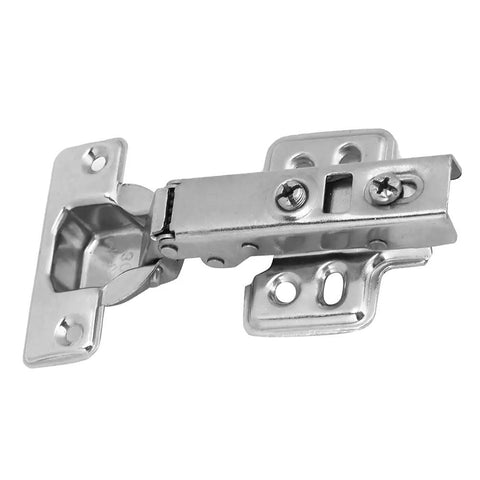 Rock Solid Steel Hydraulic Hinge with Soft Close Damper for Cabinet and Cupboard Doors, close-up view.