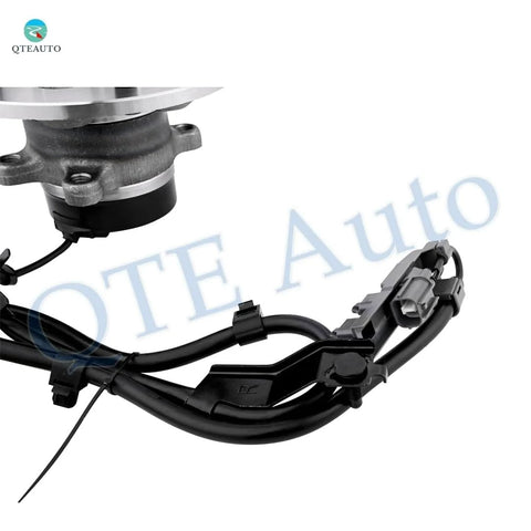 Close-up of Front Wheel Hub Bearing Assembly Replacement For 2004-2008 Chevy Colorado And 2004-2008 GMC Canyon RWD with cables