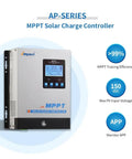 80 Amp MPPT Solar Charge Controller For 12V 24V 48V Systems Auto Identifying Up To 4540W Input At 48V 150V PV Max APC Series
