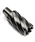Annular cutter with Weldon shank; 1-5/16 in diameter and 2 in depth; metal drill bit for magnetic drill press.