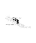 Pro Level 10 Pack Sliding Door Rollers With 10 mm Bore Bearing Kit for Window Track Guide Pulleys, silver metal roller.