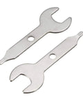 Two Pack Stainless Steel Collet Wrench Keys For Rotary Tools Three Eighths Inch Nut Spanner Precision Engraving Equipment