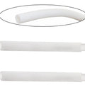 2 Pack 6 Foot Foam Pipe Insulation Tubing For Water And HVAC Lines Keeps Heat In Reduces Noise Soft Grip Comfort Protects Pipes And Handles White