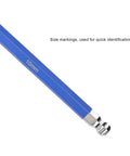 Kick It Up A Notch With This Colorful Cr V Ball End Hex Key Wrench Set For Quick Furniture Assembly Bike Repair And Heavy Machinery Jobs Featuring Sized Labels And S2 Alloy Strength, 10mm blue wrench