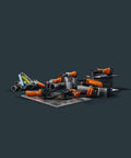 Built Tough 18 Volt Cordless Angle Grinder, Brushless Motor Workhorse For No Sweat Cutting And Deburring, Soft Start Safety, 125 Mm Disc, Tool Only Without Battery Or Charger Included - assortment of grinders and tools on a work surface.
