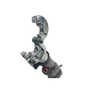 Close-up of Hot MEZ-300 Hydraulic Battery Powered Cable Lug Crimpers Rechargeable 18V Electric Press Tool cutting jaws.