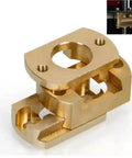 Sick Smooth Z Axis Coupler For Ender 3 V2 Cr10 Upgrade Fits T8 Screw 8mm To 18mm Oldham Adapter, brass coupler