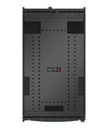 Rock Solid Floor Standing Server Rack Cabinet 48U Network Enclosure With Side Panels Black view from top showing mounting holes.