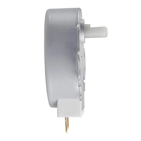 Top Notch Synchronous Motor 220V 50Hz 4 RPM CW CCW Replacement For Microwave Oven Turntable side view showing compact design.