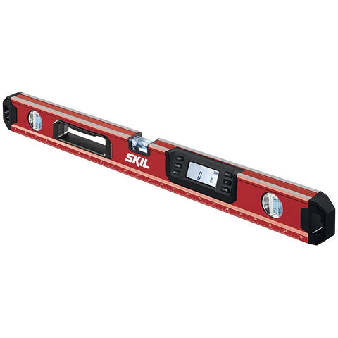 Pro Grade Digital Level With High Contrast Blue Vials Backlit LCD Screen Auto Adjusts For Any Orientation Reads Vertical And Horizontal Levels From Any Angle Handy Precision Leveling Tool For DIYers And Pros